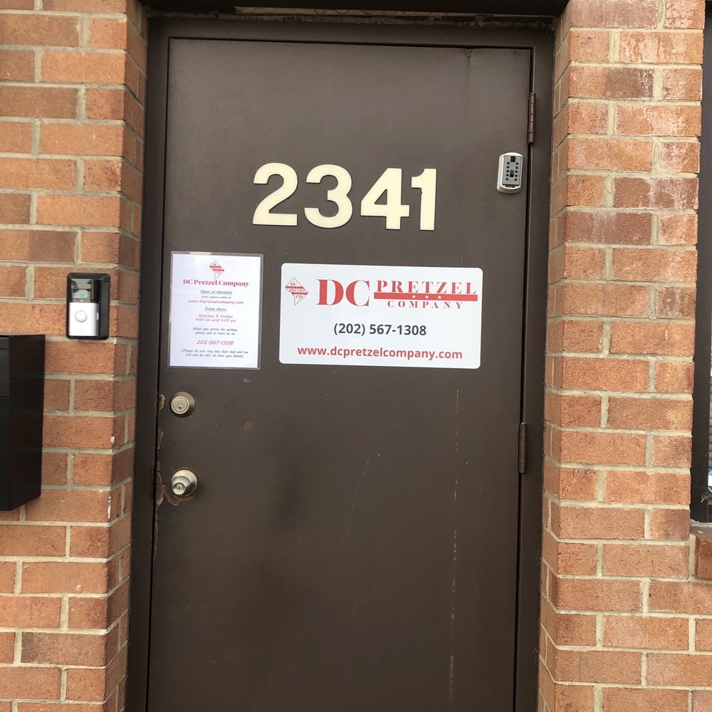 the door to the building