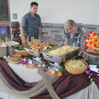 Hawaiian Luau OC - Buffet Table. - Caterers Near Me