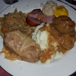 Pulaski Hall - Polish buffet. Very good.