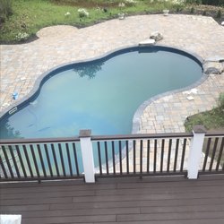 Price's Pools - My pool was opened in June. This is what a Price's pool opening looked like since -they ar too busy to come and do their job right.