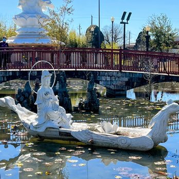 Vietnamese Buddhist Center - Guan Yin on a boat - Buddhist Temples Near Me - Sugar Land, Texas