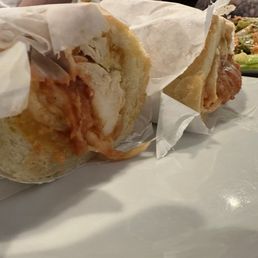 Killer chicken parmigiana sandwich Killer chicken parmigiana sandwich