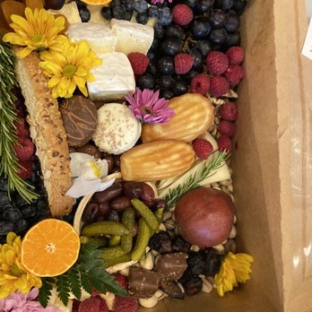 Honey and Brie - Fruit, but, cheese and pastry board - Caterers Near Me Honey and Brie - Fruit, but, cheese and pastry board - Caterers Near Me