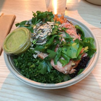 Holy Greens - Salmon salad - Salad Near Me - Stockholm, Alberta Holy Greens - Salmon salad - Salad Near Me - Stockholm, Alberta