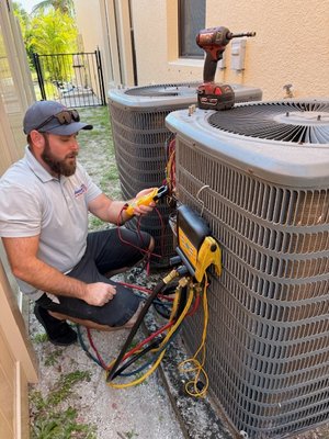 Air Condition Work - When your AC calls it quits in the middle of a Florida scorcher, you don’t have time to mess around—you need pros who know how to bring the chill fast. That’s where we come in. At American Air & Plumbing, we’ve spent the last 70+ years turning overheated homes into cool, comfortable sanctuaries with AC services that are fast, honest, and downright refreshing.