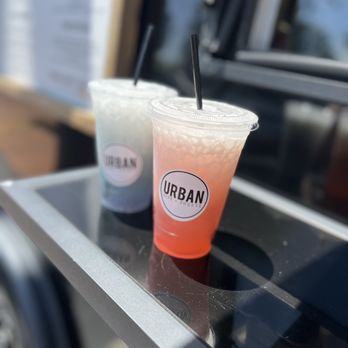 Urban Sips & Sweets - two drinks on a table - Food Trucks Near Me - Roseville, California