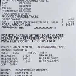 Hertz Rent A Car - Gas in!