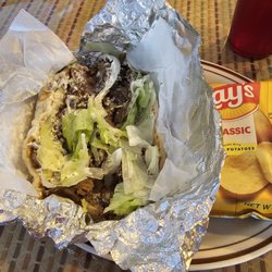 Zorbas Greek Mediterranean Cuisine - gyro with chips