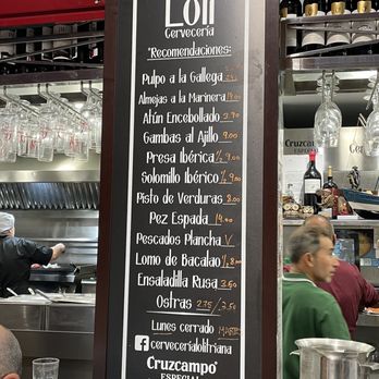 Cervecería Loli - Sign - Tapas/Small Plates Near Me - Seville, SE