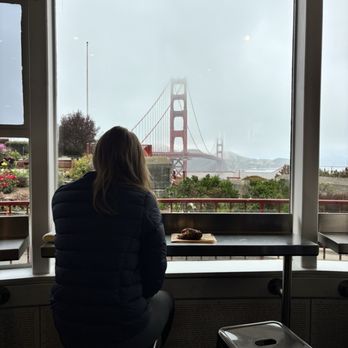 Equator Round House - View from inside the cafe - Coffee & Tea Near Me - San Francisco, California