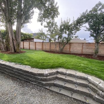 Jorge Landscaping & Tree Services - After! The team did top soil, grass seed, bark, and the gravel. - Landscaping Near Me - Belfair, Washington Jorge Landscaping & Tree Services - After! The team did top soil, grass seed, bark, and the gravel. - Landscaping Near Me - Belfair, Washington