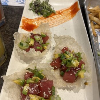 The Local Cut - Ahi Tuna Shells - Bars Near Me - Purcellville, Virginia The Local Cut - Ahi Tuna Shells - Bars Near Me - Purcellville, Virginia