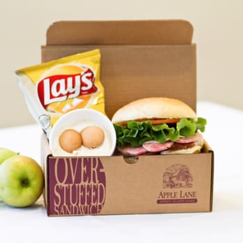 Apple Lane - Madison - a box of chips and a sandwich - Delis Near Me - Madison, Alabama Apple Lane - Madison - a box of chips and a sandwich - Delis Near Me - Madison, Alabama