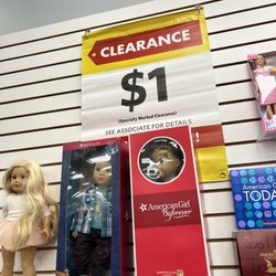 Once Upon A Child - They even have American girl dolls, and as you can see the dollar sale