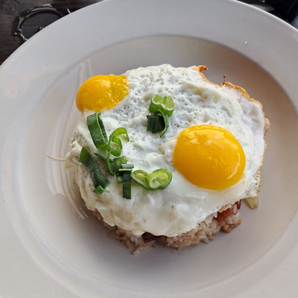 Fuego Argentinean Steak House - Pork fried rice and sunny side eggs! - Argentine Near Me - Maui, Hawaii Fuego Argentinean Steak House - Pork fried rice and sunny side eggs! - Argentine Near Me - Maui, Hawaii