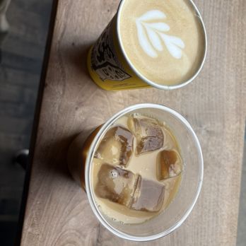 Ain't Normal Cafe - Pandan latte and honey orange blossom latte - Coffee & Tea Near Me - Oakland, California Ain't Normal Cafe - Pandan latte and honey orange blossom latte - Coffee & Tea Near Me - Oakland, California