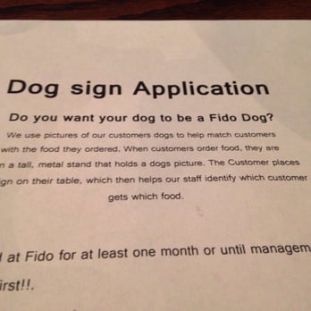 Fido - Really specific description of the dog table markers - Coffee & Tea Near Me - Nashville, Tennessee
