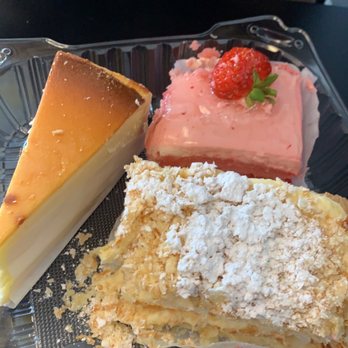 Choco Bakery & Cafe - Napoleon custard Manhattan cheesecake and strawberry cake - Patisserie/Cake Shop Near Me - Corona, California Choco Bakery & Cafe - Napoleon custard Manhattan cheesecake and strawberry cake - Patisserie/Cake Shop Near Me - Corona, California