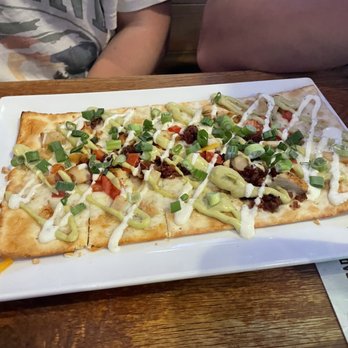 Miller's Ale House - FULL CHICKEN CLUB FLATBREAD & SALAD DUO - Sports Bars Near Me - Davenport, Florida Miller's Ale House - FULL CHICKEN CLUB FLATBREAD & SALAD DUO - Sports Bars Near Me - Davenport, Florida