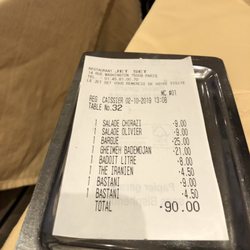 Le Jet Set - The final bill is almost double what should have been charged!