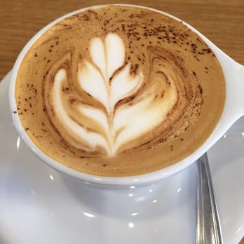 The Combine Kitchen - Flat White infused with Coco powder. - Coffee & Tea Near Me - Rancho Cucamonga, California The Combine Kitchen - Flat White infused with Coco powder. - Coffee & Tea Near Me - Rancho Cucamonga, California