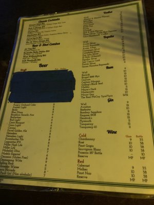 Menu photo 1 Peter McManus Cafe New York, NY Menu photo 1 Peter McManus Cafe New York, NY