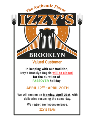 Izzy's Brooklyn Bagels by null