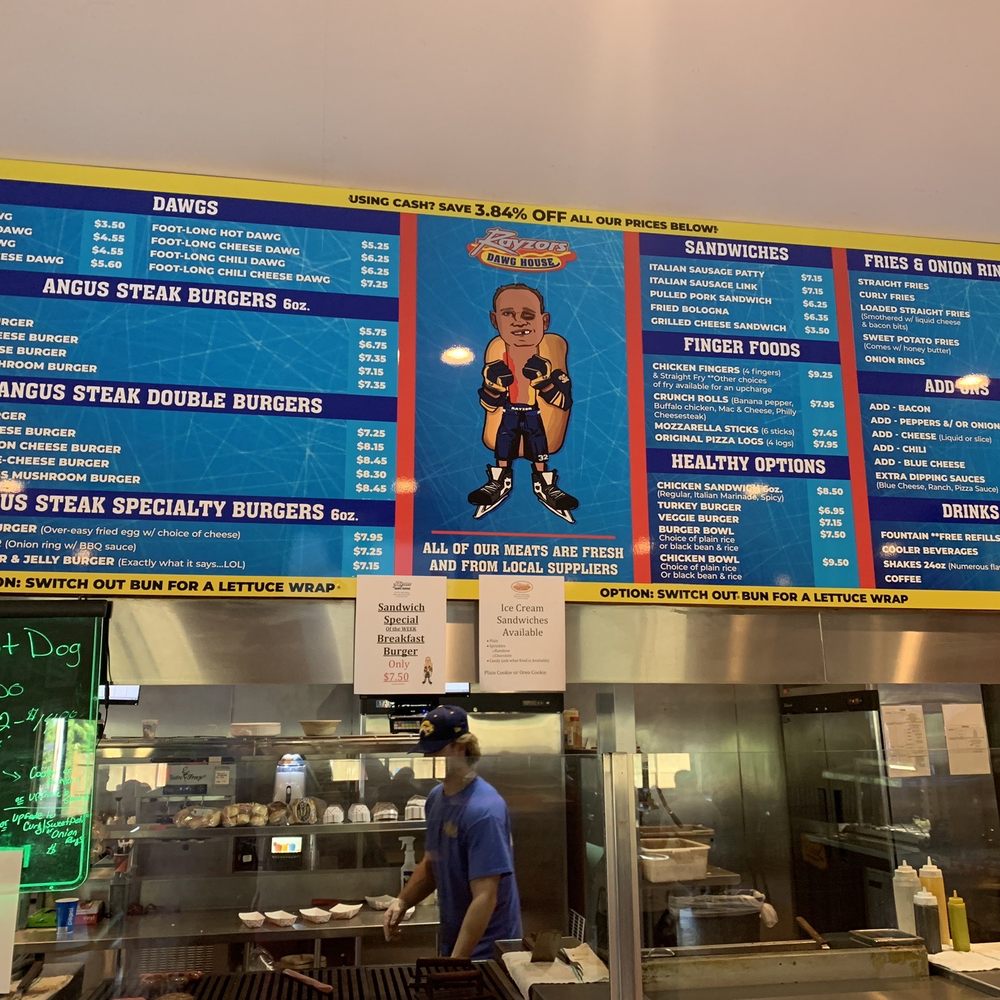 the menu the menu