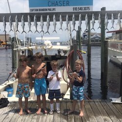 Tail Chaser Charter Fishing - Half day Spanish Mackerel trip put a smile on everyone's face.