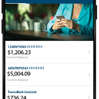 TowneBank - Bank on the go for your business with our business mobile banking app. - Banks & Credit Unions Near Me - Richmond, Virginia TowneBank - Bank on the go for your business with our business mobile banking app. - Banks & Credit Unions Near Me - Richmond, Virginia