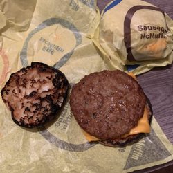 McDonald's - Burnt McMuffin from McDonald's in Hampton tn