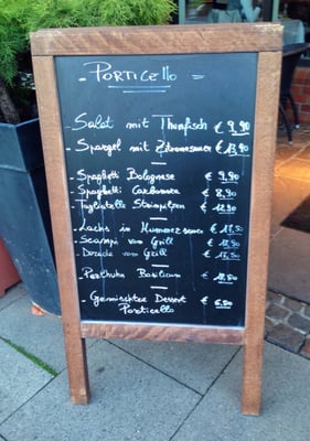Menu photo 1 Ristorante Porticello Hamburg, HH Menu photo 1 Ristorante Porticello Hamburg, HH