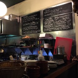 The Eagle - Kitchen and chalkboard menus