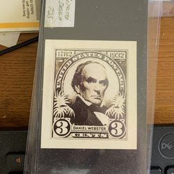 Henry Gitner Philatelists - Daniel Webster #725E photo essay.