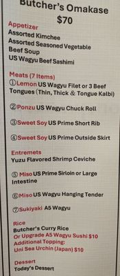 Menu photo 6 Wagyu Butcher Torrance, CA