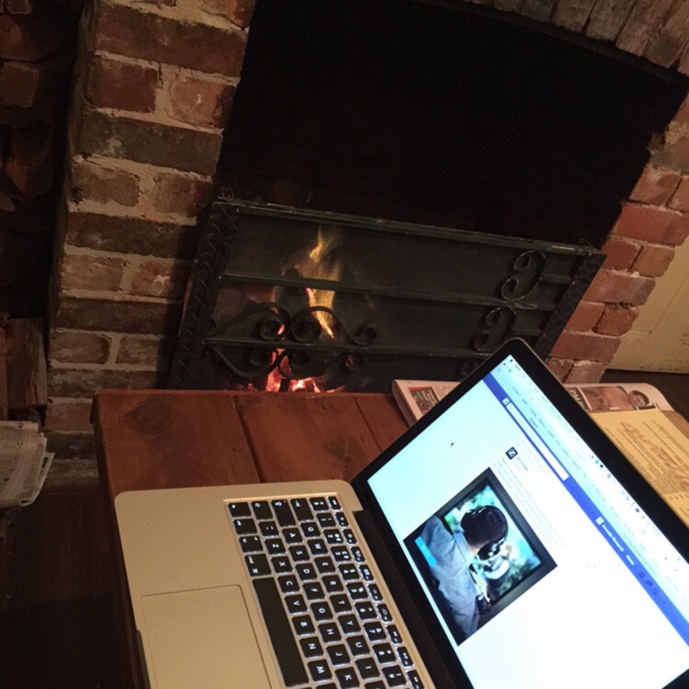 Piccante Caffe - Wind from the Antarctic today, so Piccante has a lovely open wood fire. Win! - Cafes Near Me - Fitzroy North, VIC Piccante Caffe - Wind from the Antarctic today, so Piccante has a lovely open wood fire. Win! - Cafes Near Me - Fitzroy North, VIC