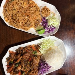 Pad Thai and Cashew Chicken