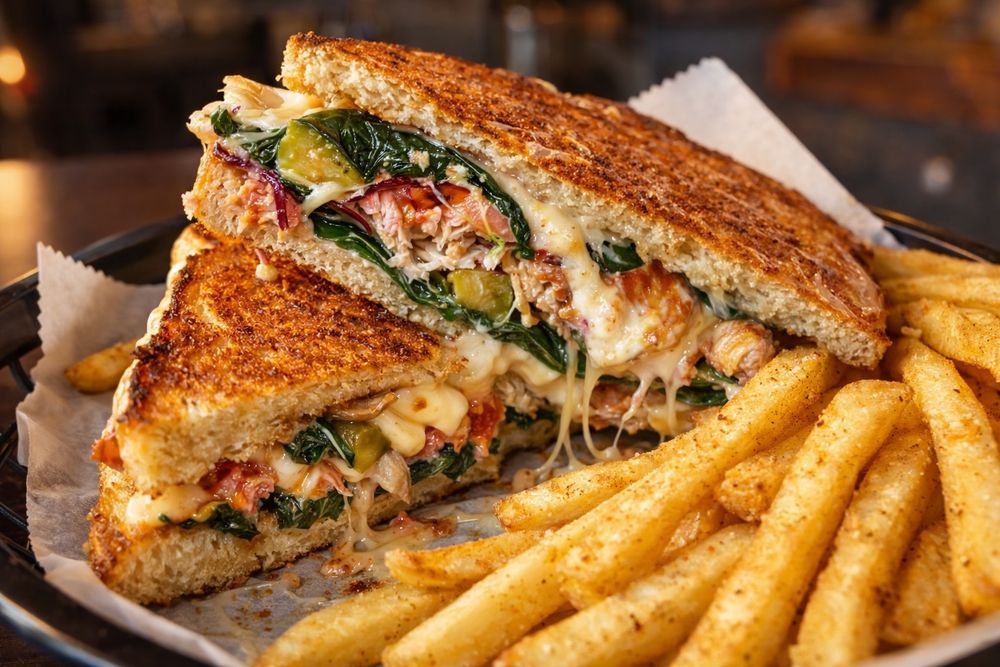 Food from DC Pub and Grill