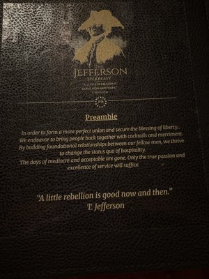 Menu photo 2 Jefferson Speakeasy Warwick, RI Menu photo 2 Jefferson Speakeasy Warwick, RI