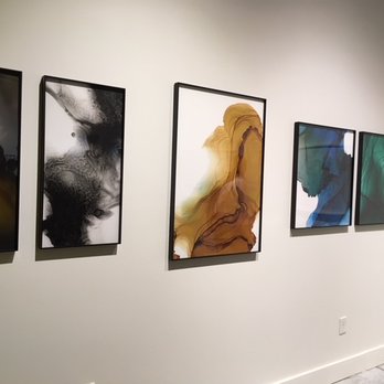 Curve Line Space - Beautiful, jewel-like work on display. - Framing Near Me - Los Angeles, California