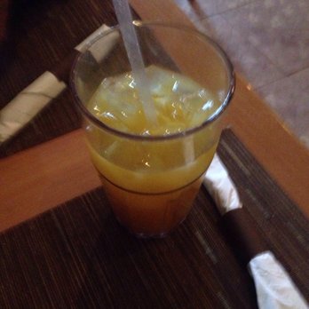 Arepas Cafe - Mango juice :) Yum - Venezuelan Near Me - Astoria, New York