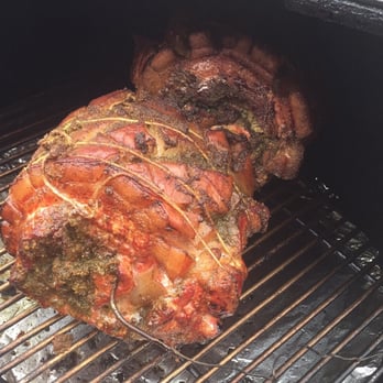 Phoenix BBQ and Grilling School - A Porchetta cooked on a smoker! This tastes amazing! - Cooking Schools Near Me - Mesa, Arizona Phoenix BBQ and Grilling School - A Porchetta cooked on a smoker! This tastes amazing! - Cooking Schools Near Me - Mesa, Arizona