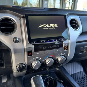 Rainier Audio - Toyota Tundra with Alpine Halo 9" install - Car Stereo Installation Near Me - Tacoma, Washington Rainier Audio - Toyota Tundra with Alpine Halo 9" install - Car Stereo Installation Near Me - Tacoma, Washington