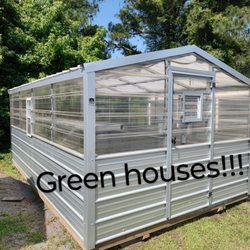 Graceland Buildings of Kingsland - We sell durable polycarbonate greenhouses and customize with features like electric, louvered exhaust fan system, composite flooring...