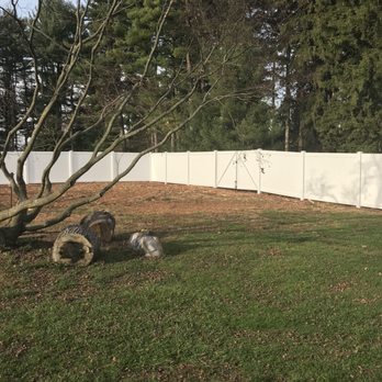 JD Fencing - Inside of the yard with fence - Fences & Gates Near Me - Red Lion, Pennsylvania