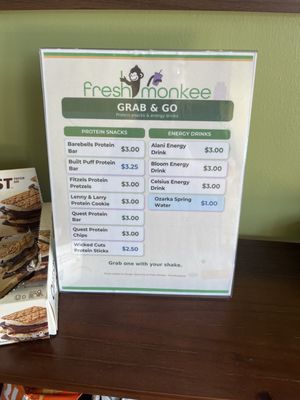 Menu photo 1 Fresh Monkee - The Woodlands The Woodlands, TX