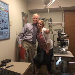 Vision Source - Me and Dr. Murr at my checkup