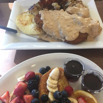 Kickback Jack's - The country feast and berries/bananas french toast! YUM! - American Near Me - Rancho Cucamonga, California Kickback Jack's - The country feast and berries/bananas french toast! YUM! - American Near Me - Rancho Cucamonga, California