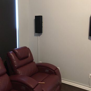 ALTA Theater - Vienna Acoustics surround speakers and luxury seating - Home Theatre Installation Near Me
