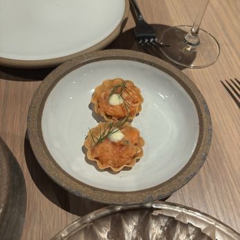Octavia - Salmon tartare tartlet - New American Near Me - San Francisco, California Octavia - Salmon tartare tartlet - New American Near Me - San Francisco, California